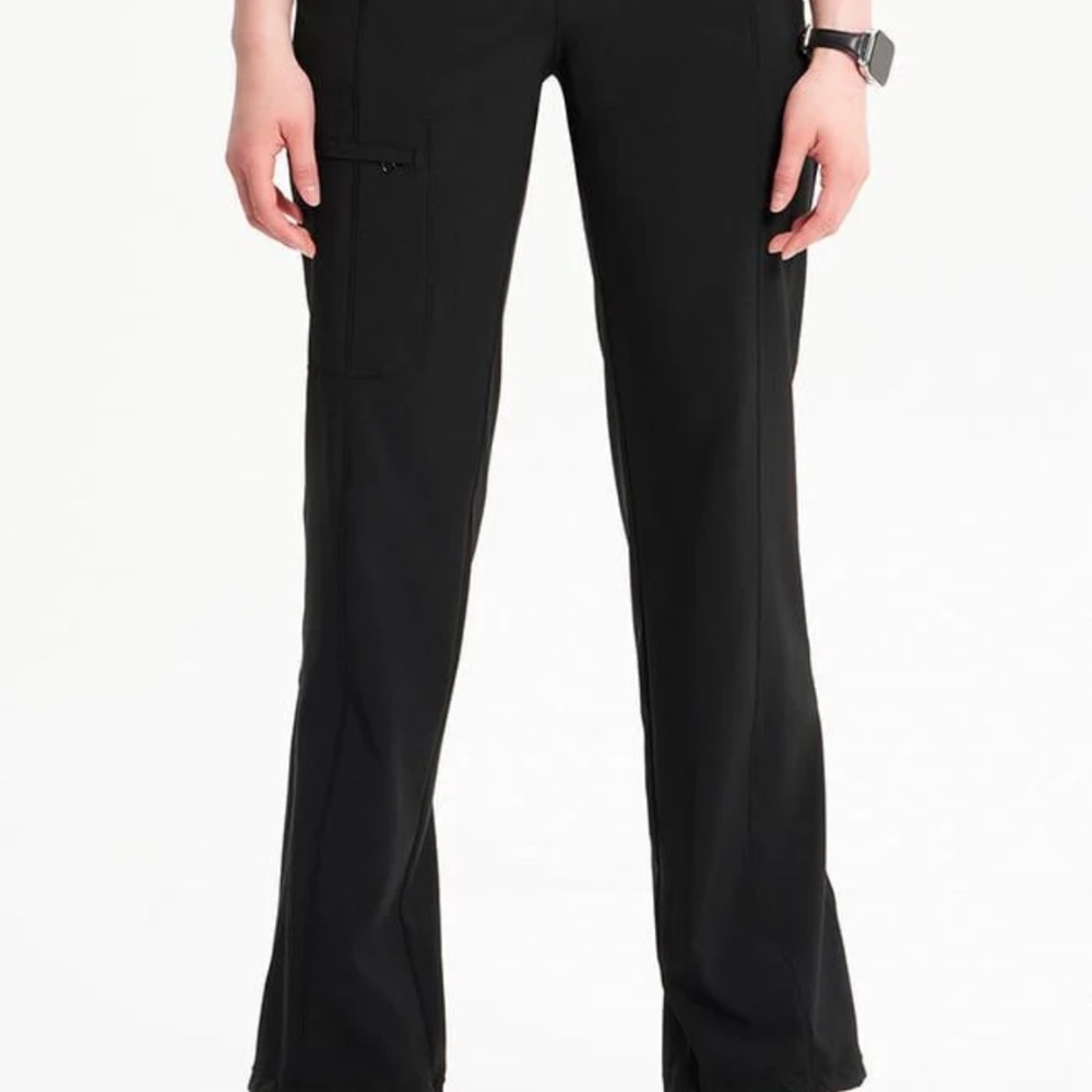 Infinity Women's Rib Knit Drawstring Waist Scrub Pant new with tags size XS - Picture 2 of 5